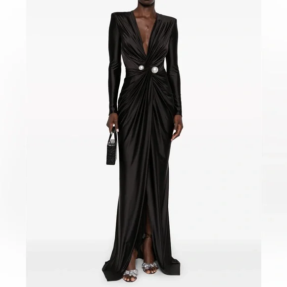 ワンピース ELISABETTA FRANCHI Woman Dress Pearl AB616 155 REVOLVE | Dresses | Elisabetta Franchi Pearl Maxi Dress